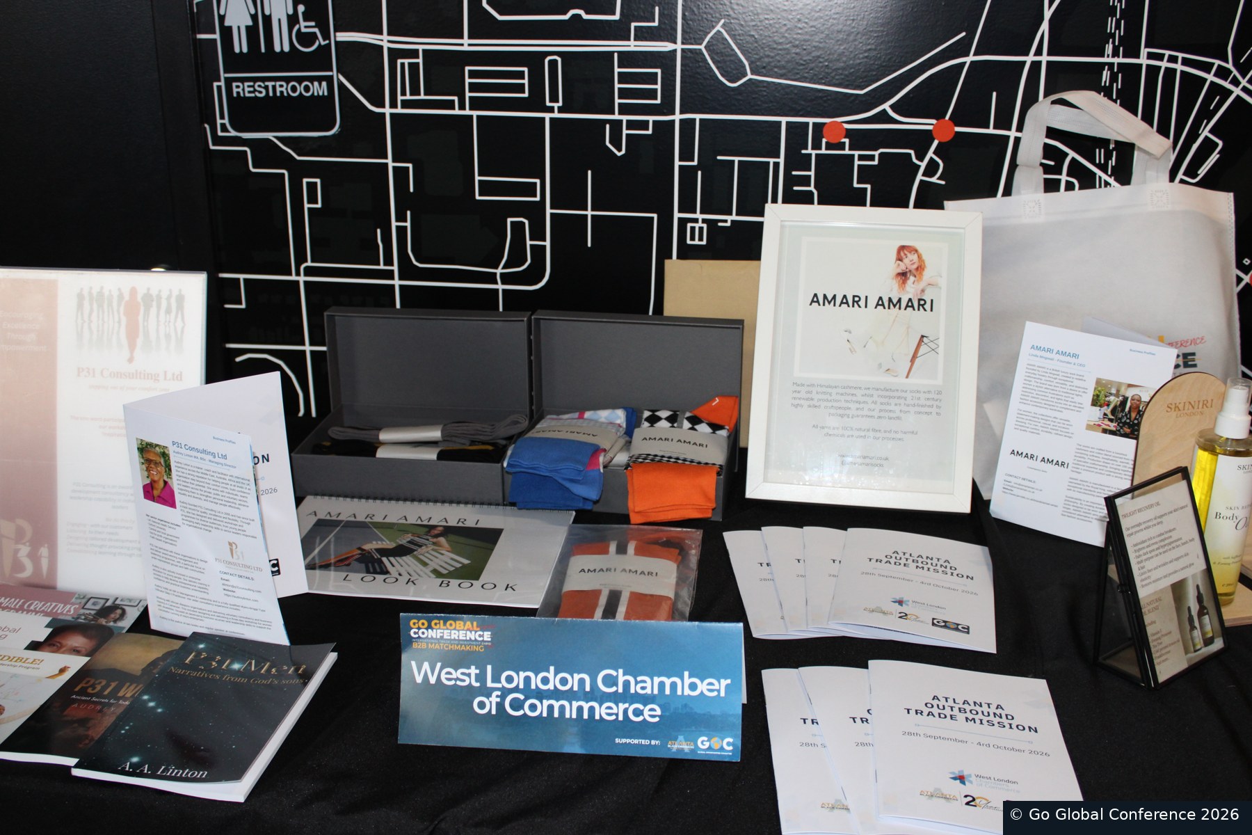 Business and trade materials at the expo · GGC 2026